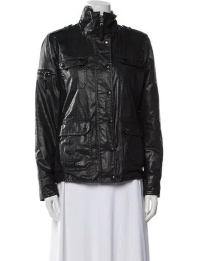 Pre-owned Sam Utility Jacket In Black