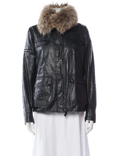 Pre-owned Sam Utility Jacket In Black