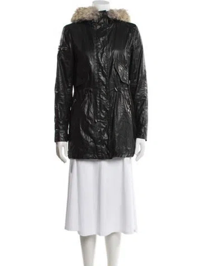 Pre-owned Sam Utility Jacket In Black