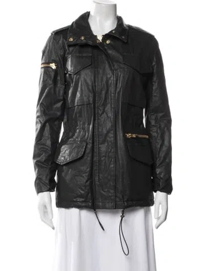 Pre-owned Sam Utility Jacket In Black