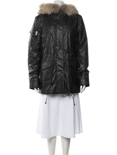 Pre-owned Sam Utility Jacket In Black