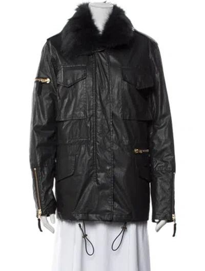 Pre-owned Sam Utility Jacket In Black