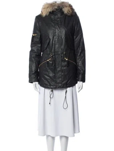 Pre-owned Sam Utility Jacket In Black