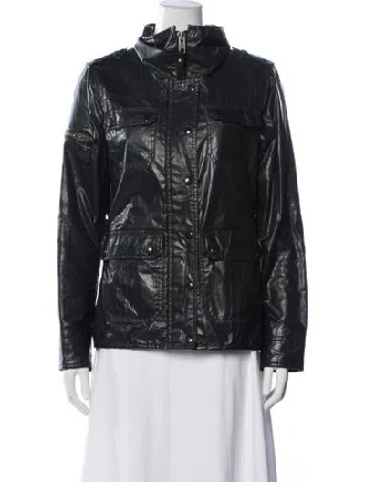 Pre-owned Sam Utility Jacket In Black