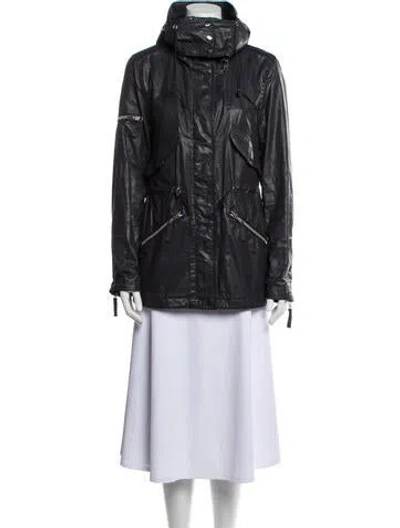 Pre-owned Sam Utility Jacket In Blue