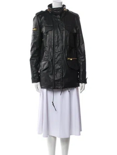 Pre-owned Sam Utility Jacket In Gray