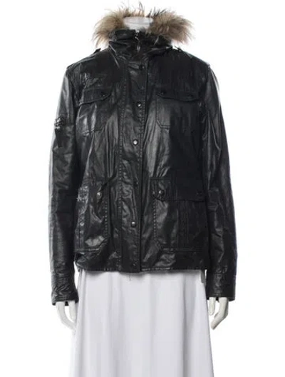 Pre-owned Sam Utility Jacket In Gray