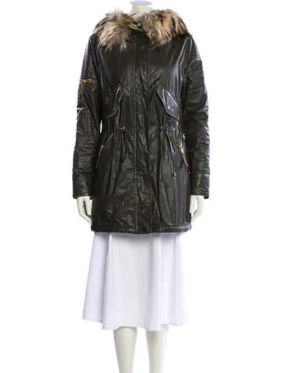 Pre-owned Sam Utility Jacket In Green