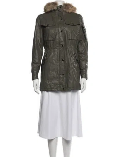 Pre-owned Sam Utility Jacket In Grey