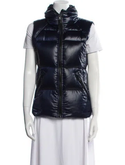 Pre-owned Sam Vest In Blue