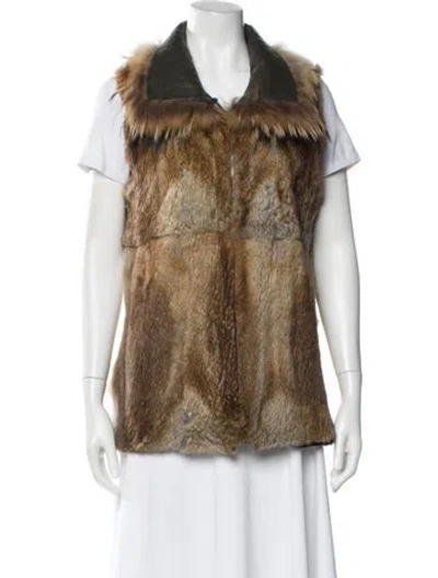 Pre-owned Sam Vest In Neutral