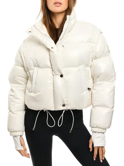 Sam Women's Cleo Convertible Down Jacket In White