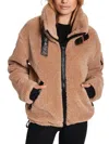 Sam Women's Denver Sherpa Jacket In Brown