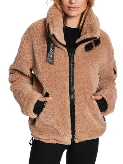 Sam Women's Denver Sherpa Jacket In Brown