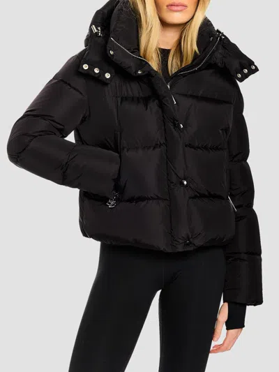 Sam Women's Jojo Down Puffer Jacket In Matte Black