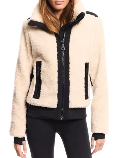 Sam Women's Willie Sherpa Jacket In Brown