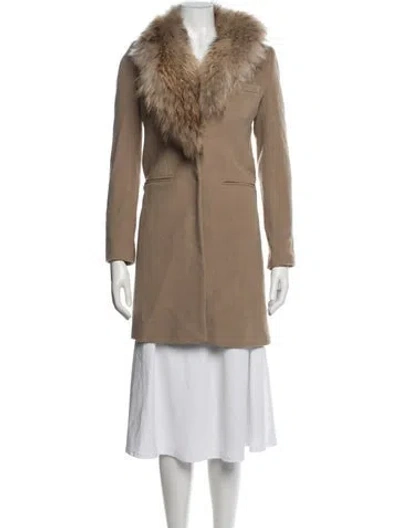 Pre-owned Sam Wool Coat In Brown