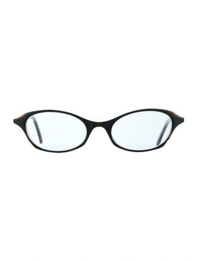Pre-owned Sama Eyewear Cat-eye Eyeglasses In Green