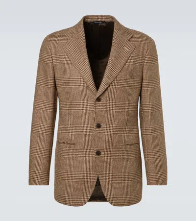 Saman Amel 威尔士亲王格纹羊驼毛西装式外套