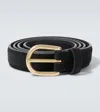 Saman Amel Cardon Suede Belt In Black