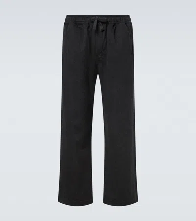 Saman Amel Cashmere Straight Pants In Black