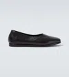 Saman Amel City Leather Slip-on Shoes