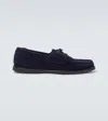 Saman Amel City Moc Suede Boat Shoes