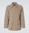 Saman Amel City Wool Jacket In Beige