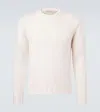 Saman Amel Gio Silk Sweater In White