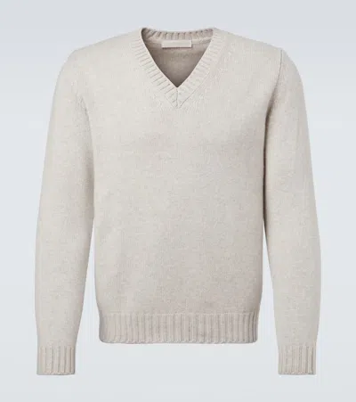 Saman Amel Kay Cashmere Sweater In Neutral