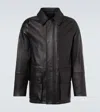 Saman Amel Leather Jacket In Black