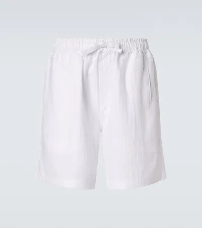 Saman Amel Linen Shorts In White