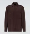 Saman Amel Silk Shirt In Brown