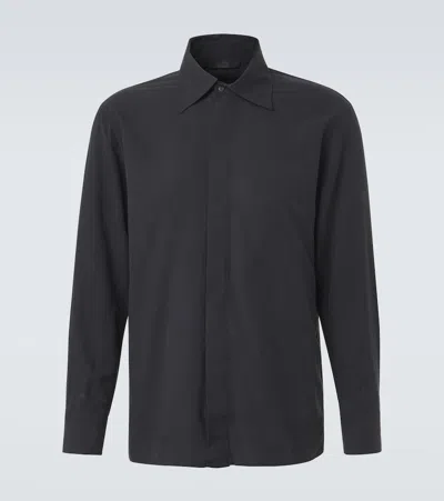 Saman Amel Silk Shirt In Blue