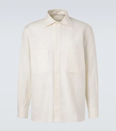 Saman Amel Silk Shirt In White