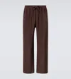 Saman Amel Silk Wide-leg Pants