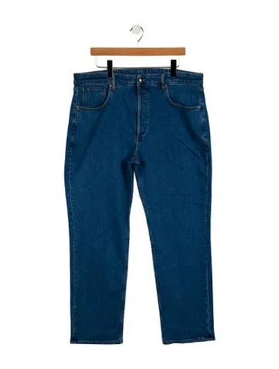 Pre-owned Saman Amel Straight-leg Jeans In Blue