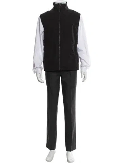 Pre-owned Saman Amel Vest W/ Tags In Black