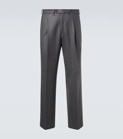 Saman Amel Wool Suit Pants In Gray