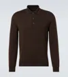 Saman Amel Wool Sweater In Brown