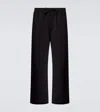 Saman Amel Wool Wide-leg Pants In Black