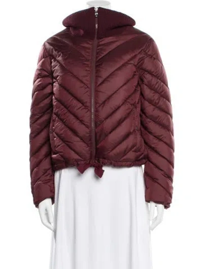 Pre-owned Samantha Sipos Jacket In Burgundy