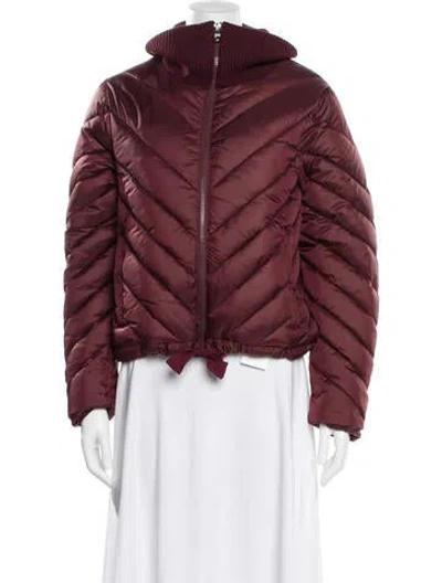 Pre-owned Samantha Sipos Jacket In Burgundy