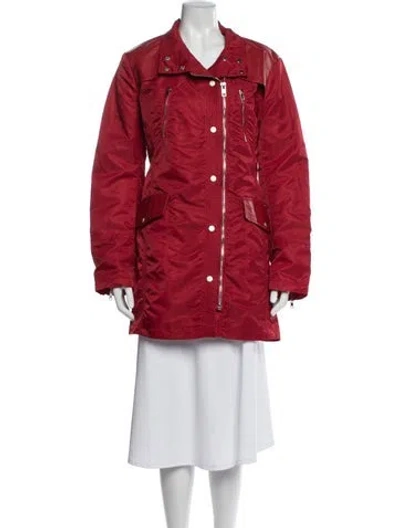 Pre-owned Samantha Sipos Nylon Jacket In Red