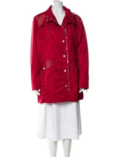 Pre-owned Samantha Sipos Nylon Jacket W/ Tags In Red