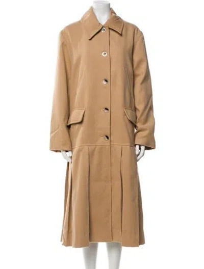 Pre-owned Samantha Sipos Trench Coat In Neutral
