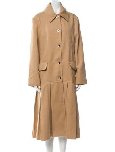 Pre-owned Samantha Sipos Trench Coat In Neutral
