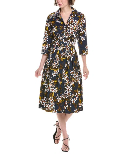 Samantha Sung Audrey Shirtdress In Multi