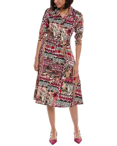 Samantha Sung Abel Shirtdress In Multi
