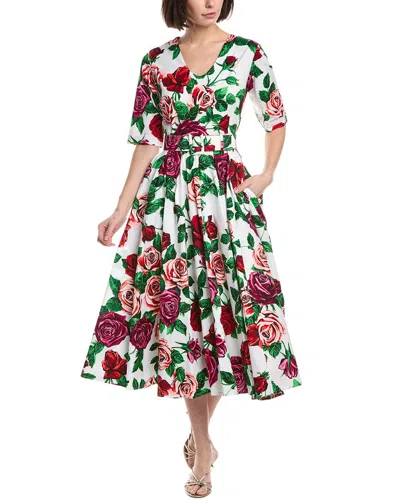 Samantha Sung Abelia Shirtdress In Multi